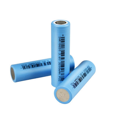 qualité  11.744Wh INR18650 3200mAh Lithium Cylindrical Battery Deep Cycle Cell usine