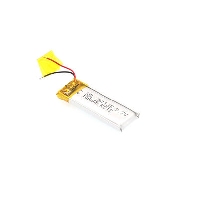 La batterie rechargeable de polymère de lithium de la batterie 3.7V 100mah de Lipo joue des machines-outils
