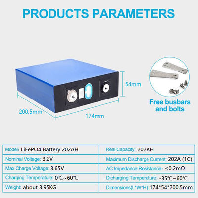 Lithium prismatique Ion Batteries de batterie de MSDS 3000times 3,2 V 280ah Lifepo4