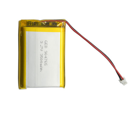 904765 batterie rechargeable de lipo du Li-polymère 3.7v 3500mAh avec le connecteur