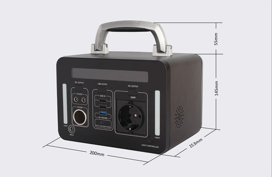 Batterie solaire portative de générateur de block d'alimentation électrique de batterie au lithium 300Wh de ROHS PSE