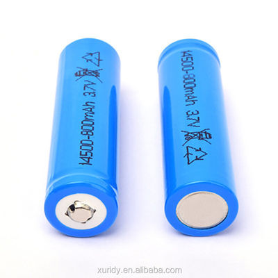 14500 la vie de cycle rechargeable de la batterie 800times de Lifepo4 3,2 V 600mah