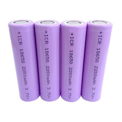 batterie au lithium rechargeable de 1800mAh 2200mah 2400mah 2600mah 3,7 V 18650 1C