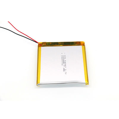 Approbation 555165 de RoHS de la CE 3,7 cellule de batterie de polymère de lithium de V 2000mah