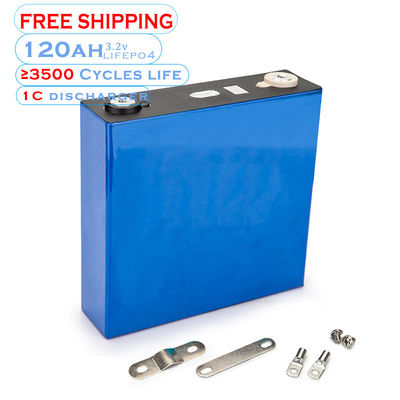 Cellule de batterie profonde du lithium LiFePo4 du cycle 3,2 V 120Ah pour le panneau solaire