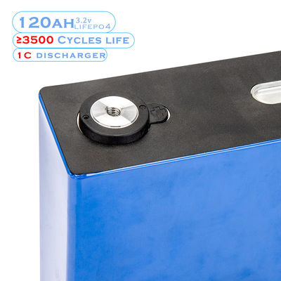 Cellule de batterie profonde du lithium LiFePo4 du cycle 3,2 V 120Ah pour le panneau solaire
