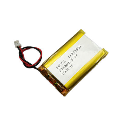 batterie à hautes températures d'Ion Battery 3,7 V 200mah Lipo de lithium de 5mm avec du CE d'UL