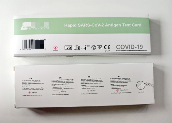 Carte rapide d'essai de l'antigène SARS-CoV-2 (Auto-essai), kits rapides d'essai, faciles à utiliser